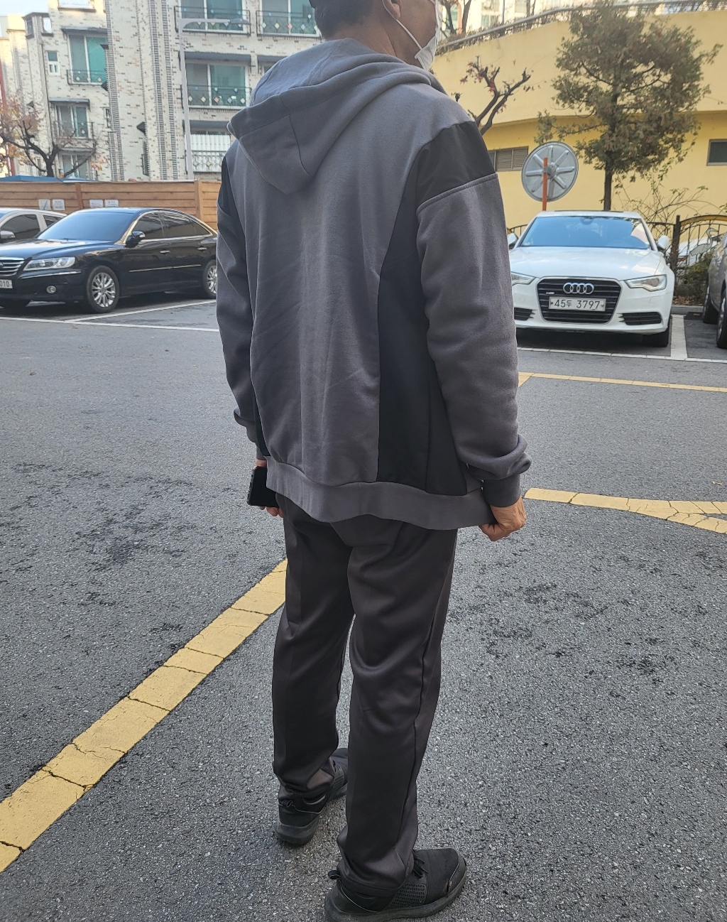 업클라스 남성용 겨울용 기모 융털 슬랙스핏 핫바지 c10