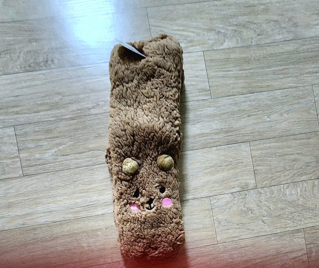 단델리온 여성용 뽀글이 롱 곰돌이 수면양말 리뷰 후기