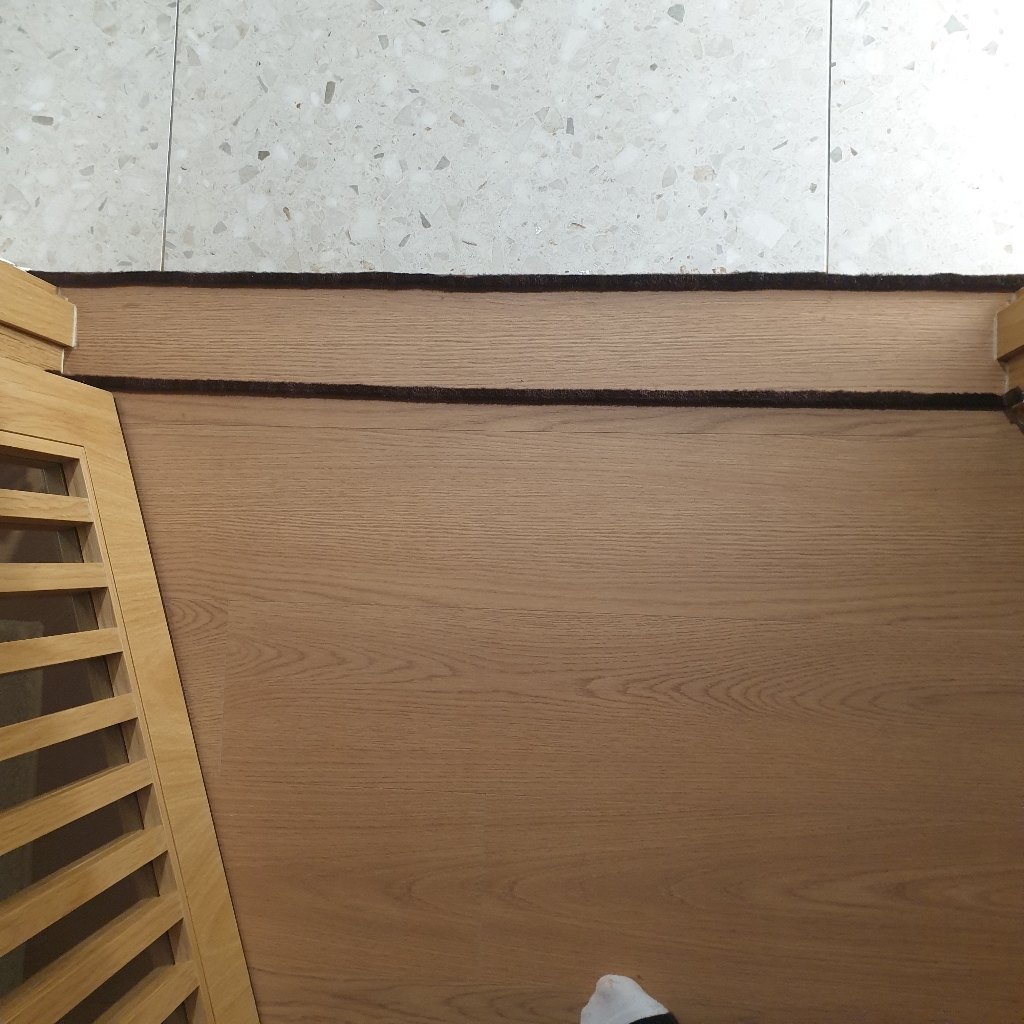 창문틈막이 접착식 모헤어 회색 갈색 흰색