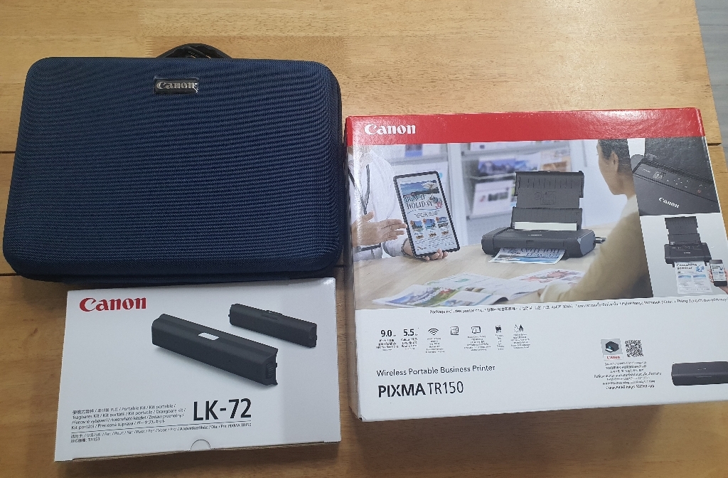 캐논 휴대용 잉크젯 프린터 IXA TR150 배터리 K-72 33221066