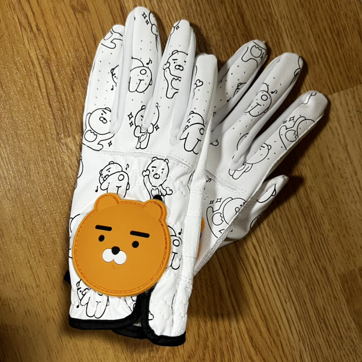 카카오프렌즈 아동용 라이언 양손 골프장갑