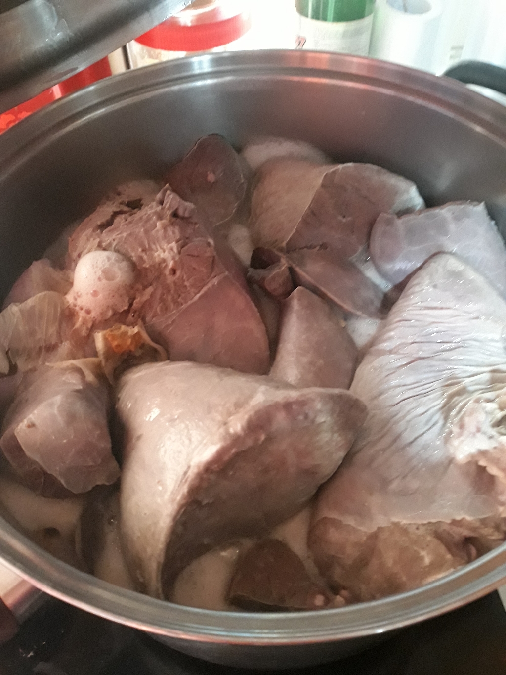 저렴한 한우 소허파 소내장 천엽 소염통 소간 소선지 깐양 소양 막창 대창 곱창 소내장 소머리