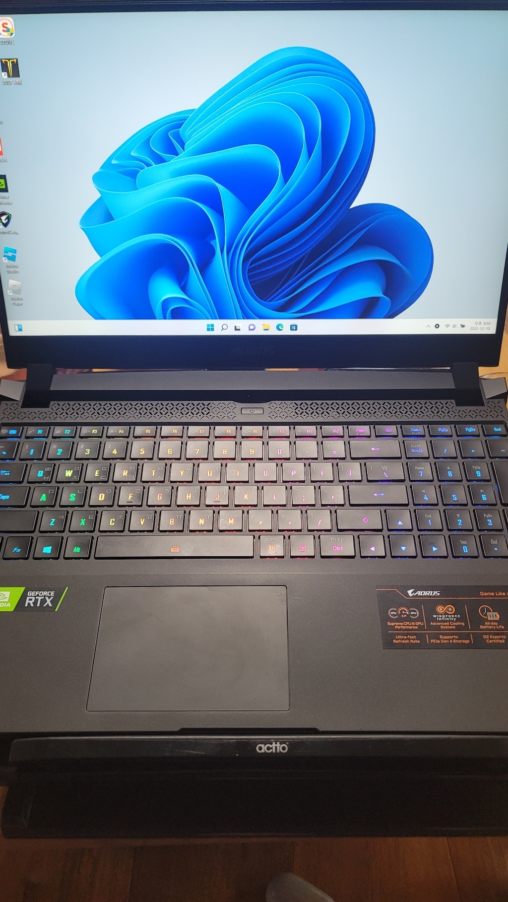 기가바이트 2022 AORUS XD 156