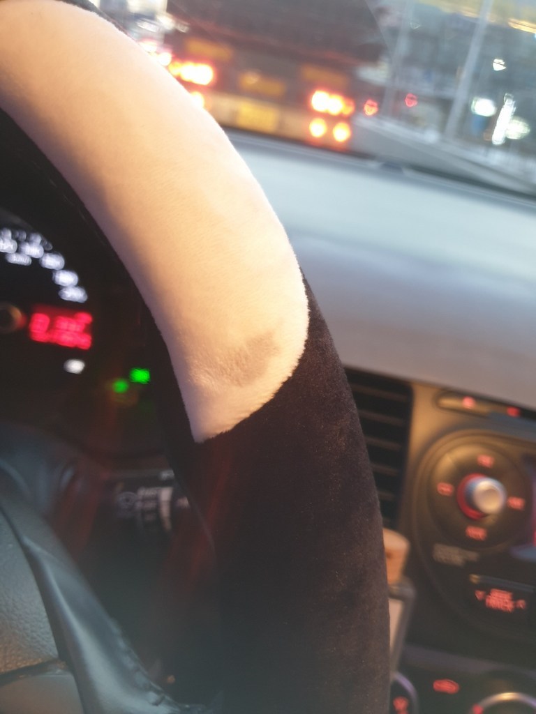올뉴 더뉴 모닝 어반 겨울 극세사 핸들커버 손안시려운 핸들카바