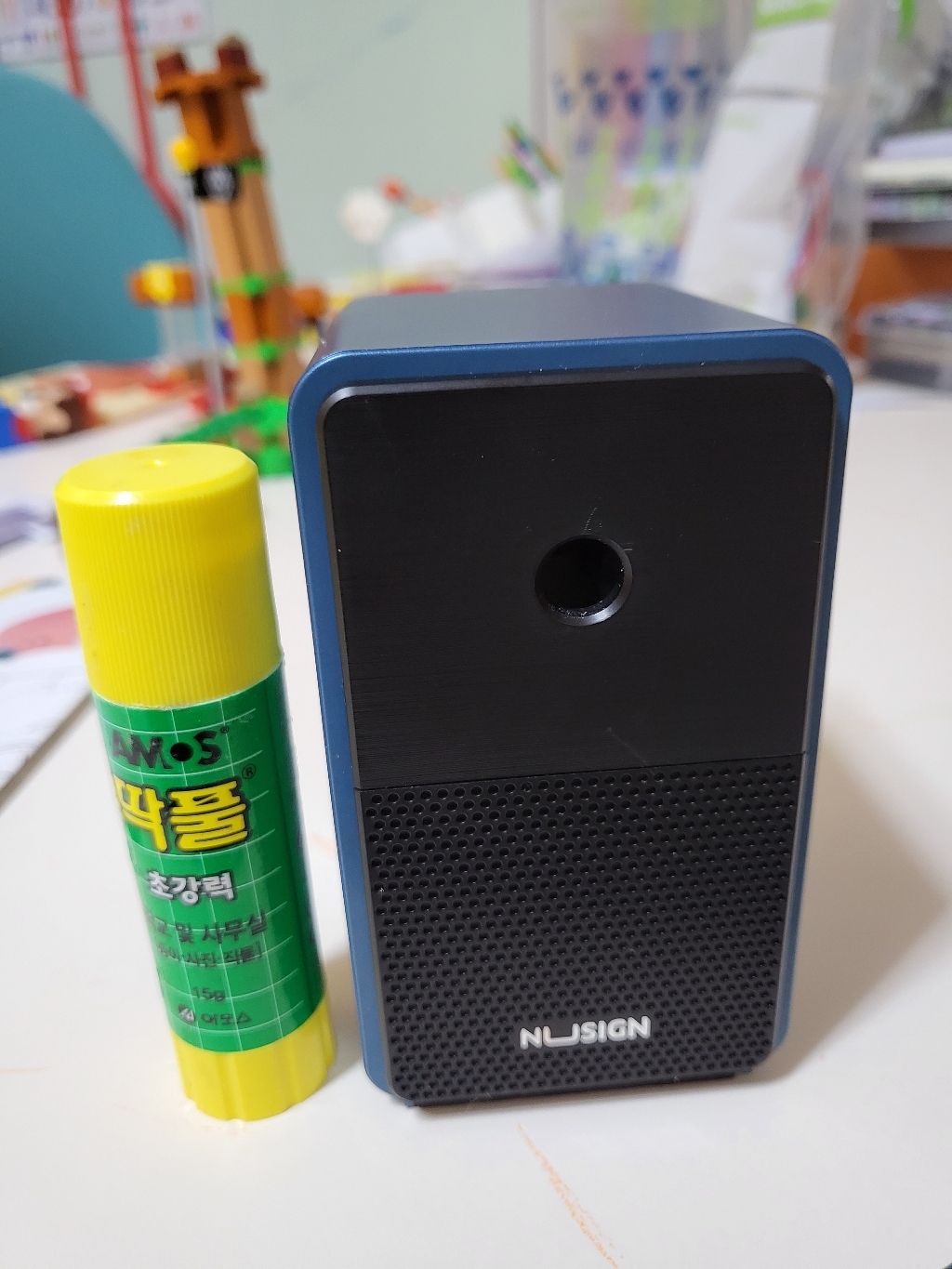 올마티 델리 누사이 5단 심조절 오토피더 연필깎이 스피커형