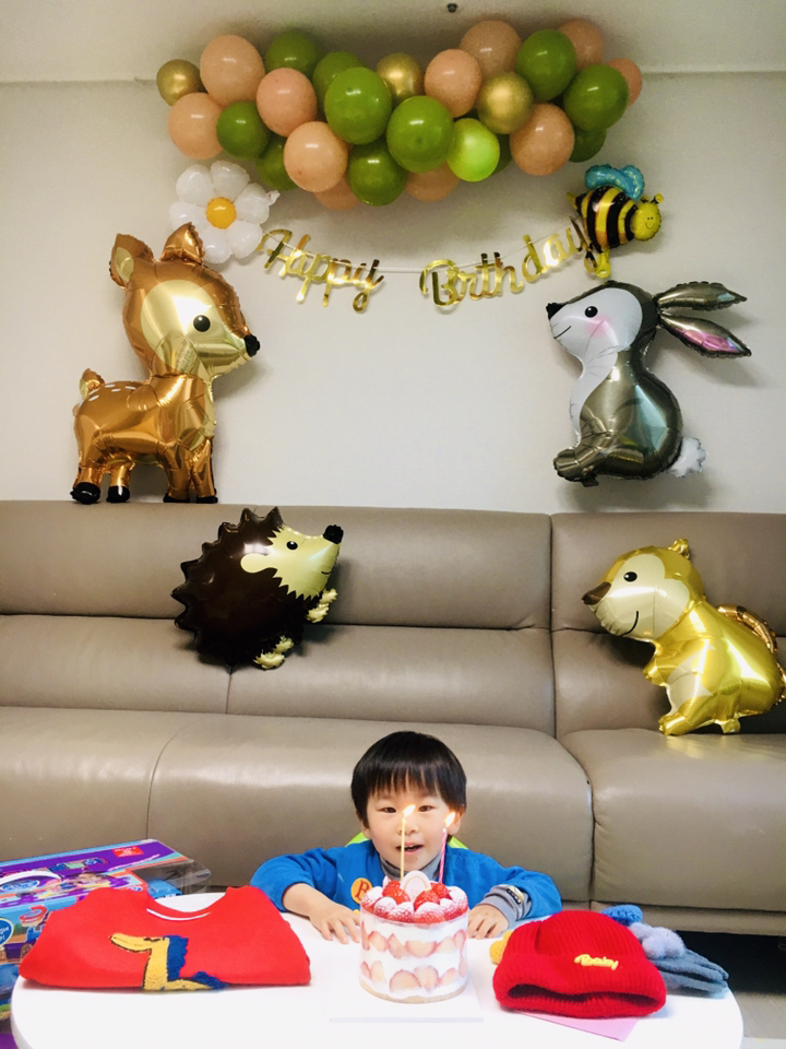 [피앤비유니티]초록마을 데이지와 동물 친구들 생일 풍선세트
