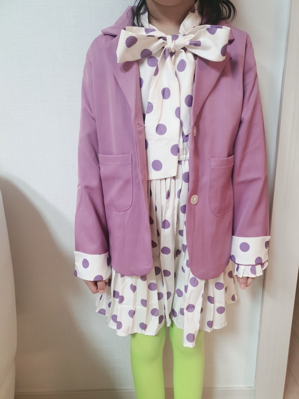 엣지랜드 여아용 도트 원피스 자켓 리뷰 후기