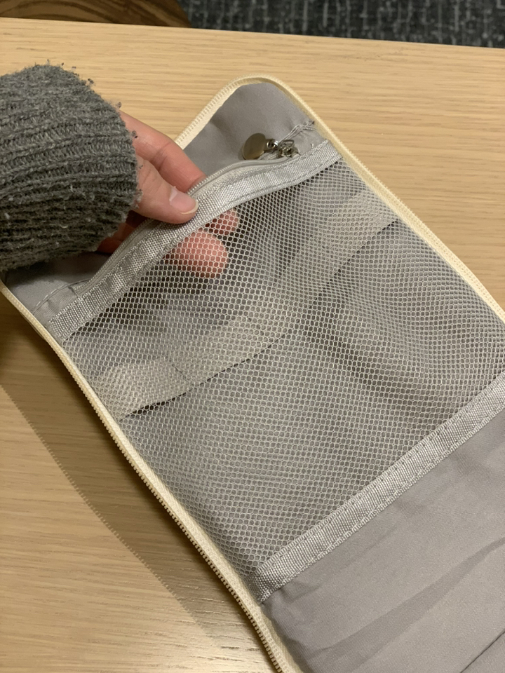 쥬롬 다용도 여행용 파우치 화장품 위생용품 생리대 파우치