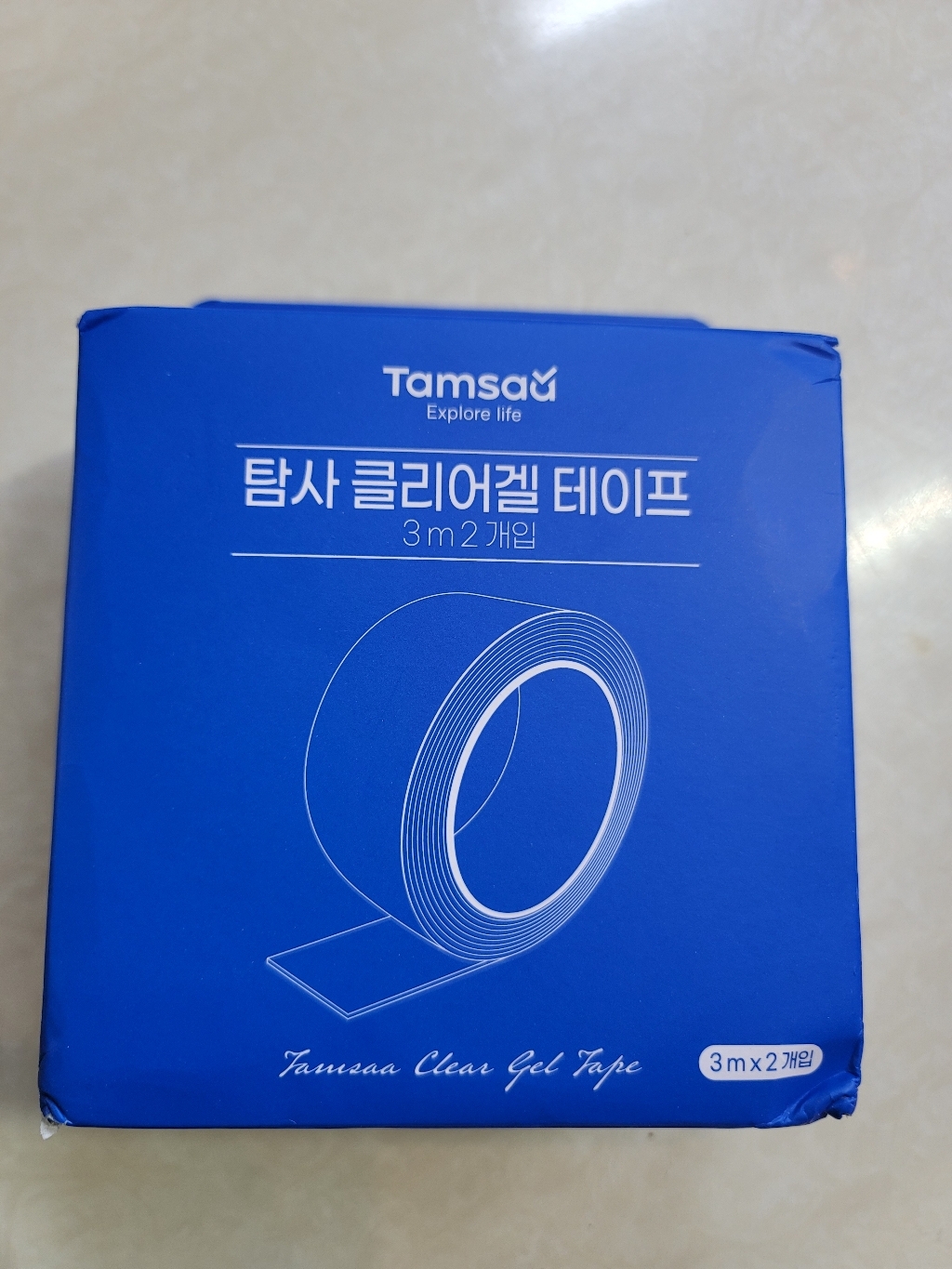 탐사 클리어겔 초강력 다용도 실리콘 양면테이프 2개입