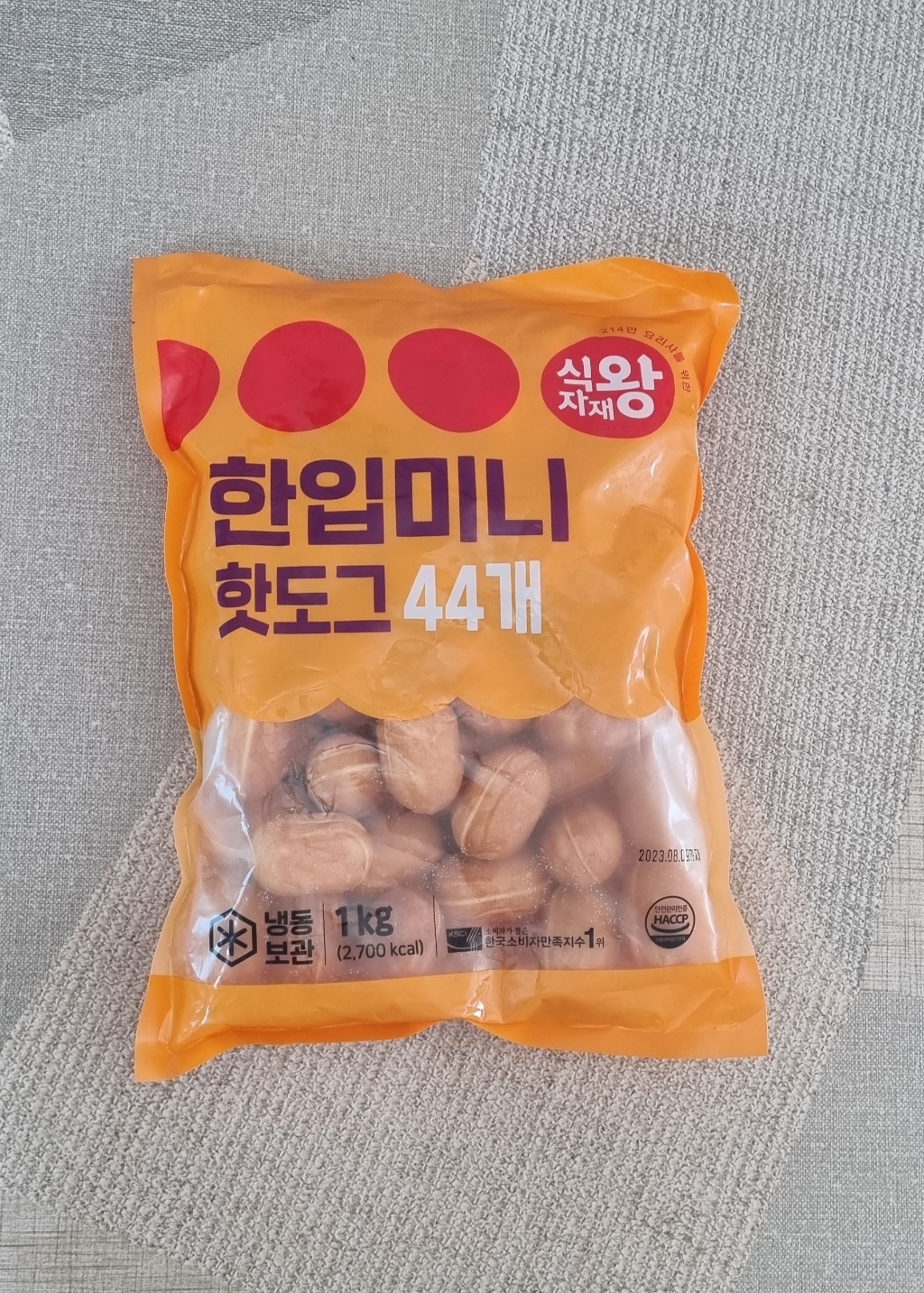 식자재왕 미니핫도그