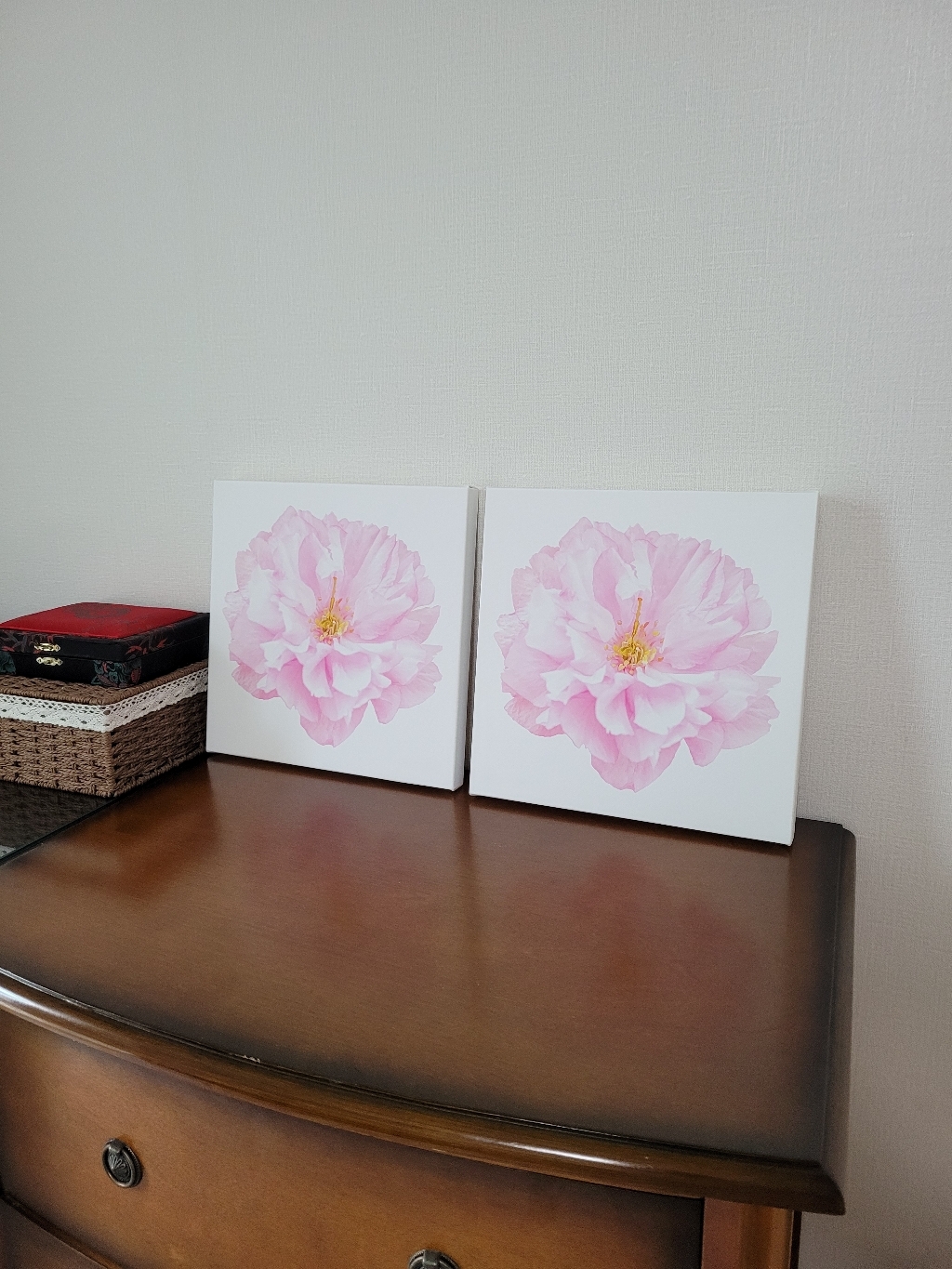 모란꽃 목단꽃 돈들어오는 그림 한국화 캔버스액자 집들이선물