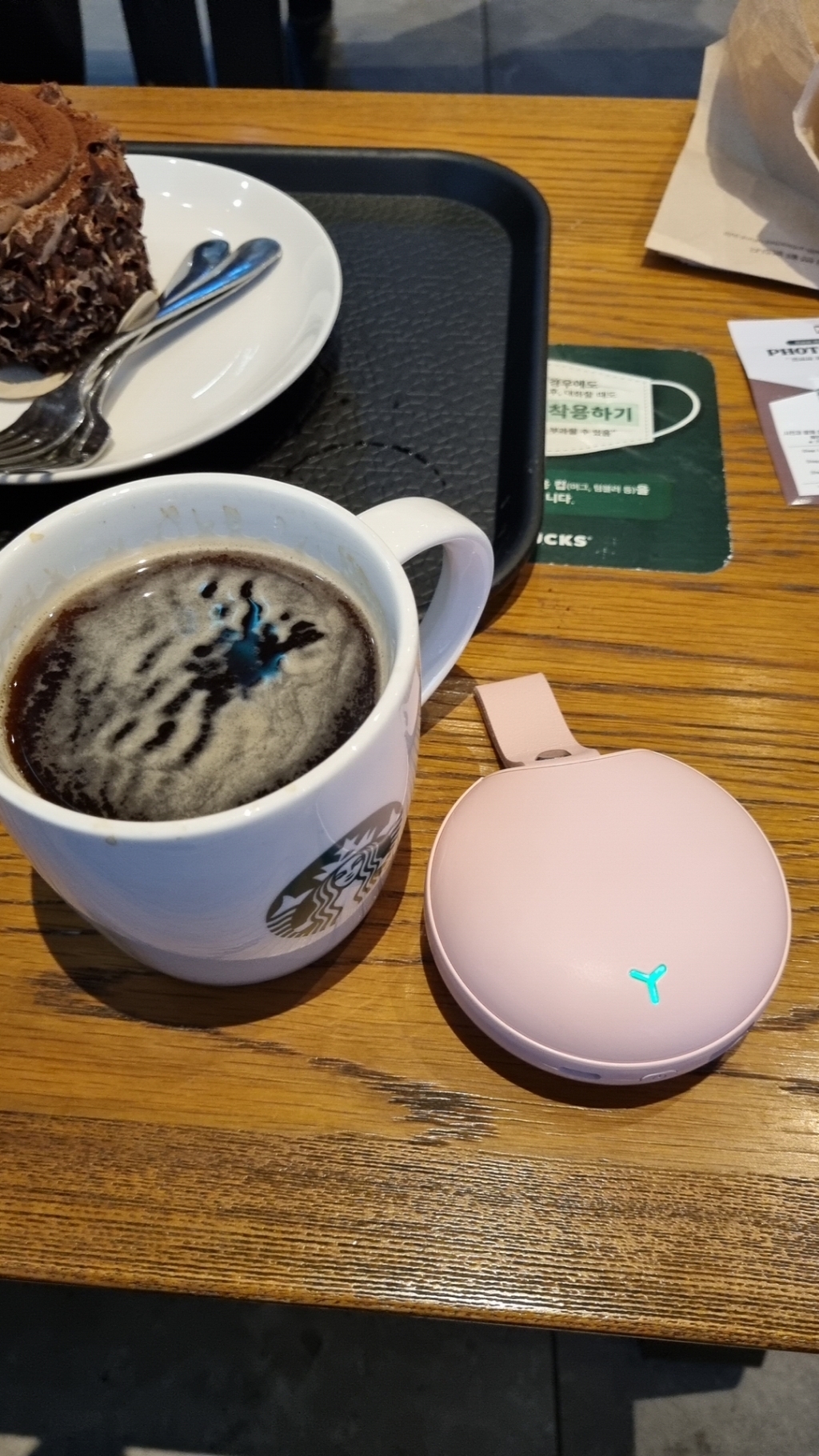 휴대용 충전식 USB 대용량 양면 손난로 보조배터리