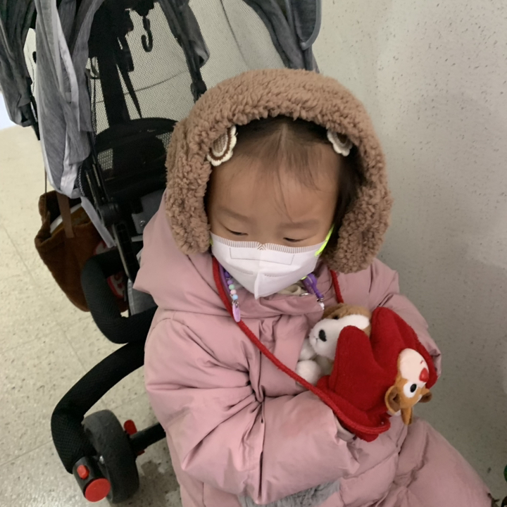 밀스턴 곰돌이 양털 귀마개 2개