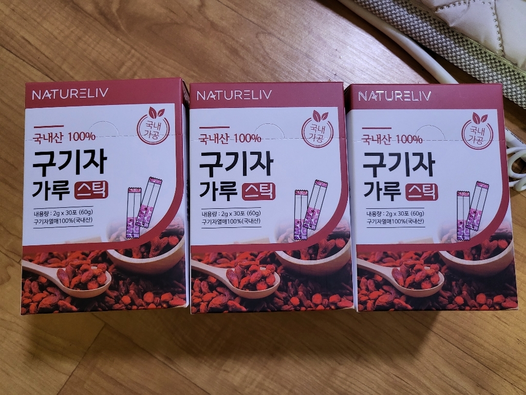 청양 프리미엄 구기자 분말 가루 스틱 30포