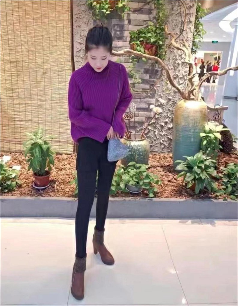 ooatti 여성용 반바지 기모 겉옷 기능성 레깅스