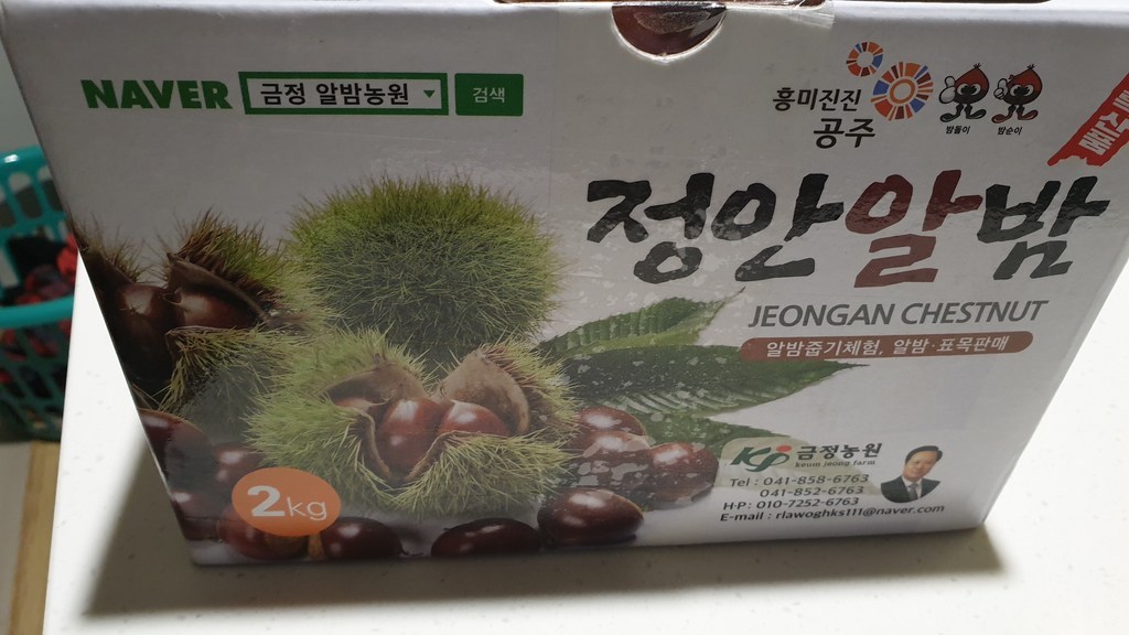 안녕이네 공주 정안밤 햇밤 알밤 조생밤 칼집밤 국내산 A