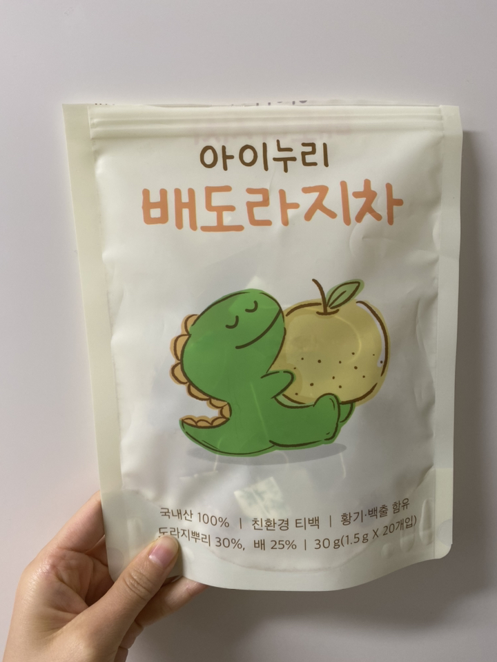 아이누리 아기 배도라지차 티백