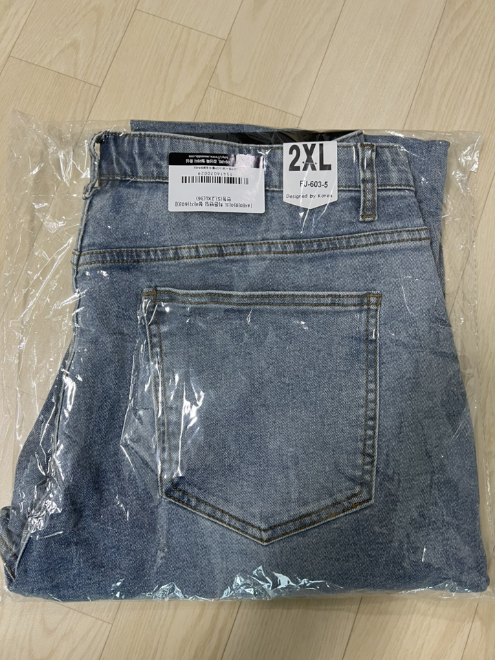 머시따 남성용 세미와이드 히든밴딩 청바지