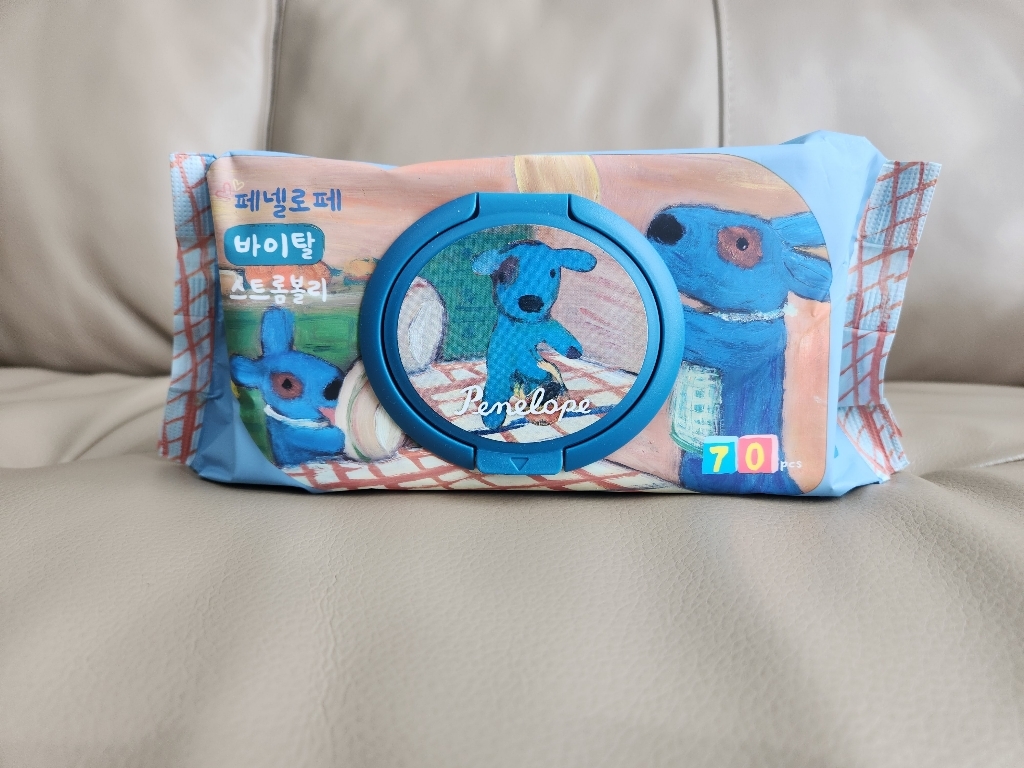 페넬로페 바이탈 플러스 스트롬볼리 저자극 아기물티슈 캡형