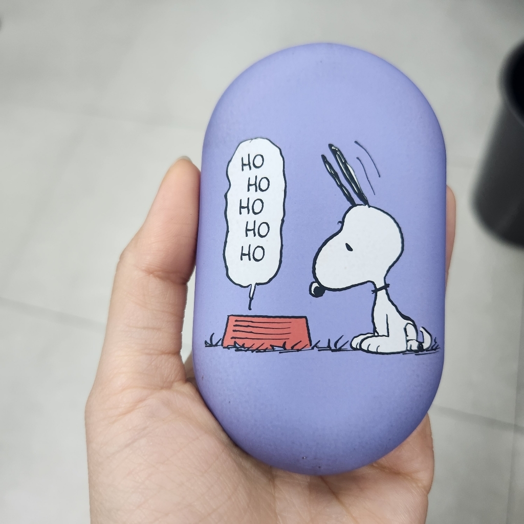 로이체 스누피 피너츠 휴대용 손난로 보조배터리 전용파우치