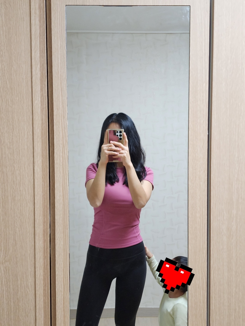 코마드 요가 필라테스 반팔 티셔츠 2개