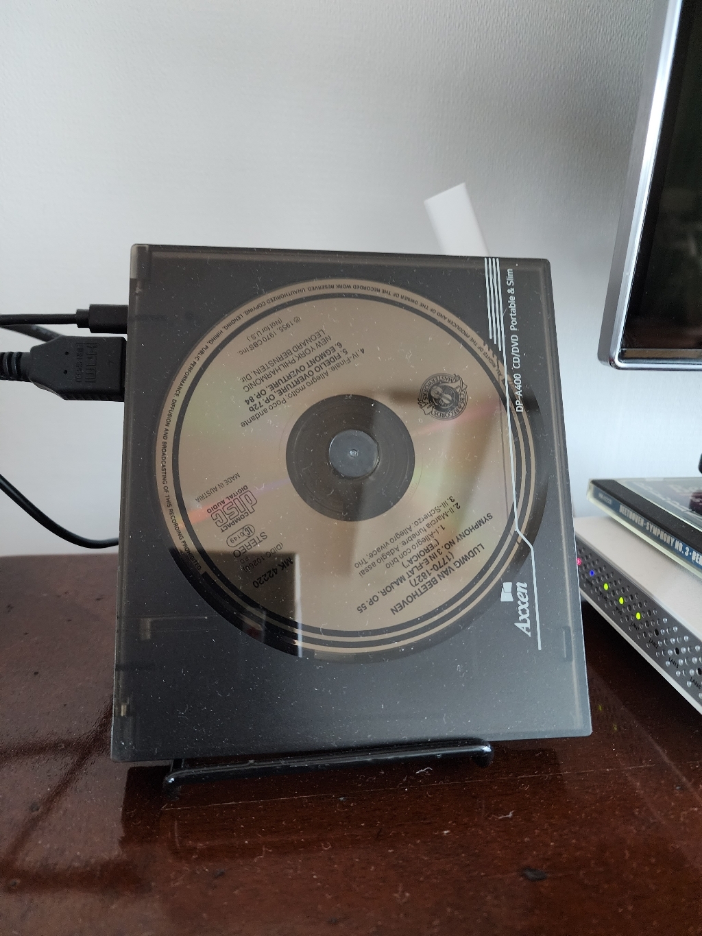 액센 블루투스 CD / DVD ini 플레이어