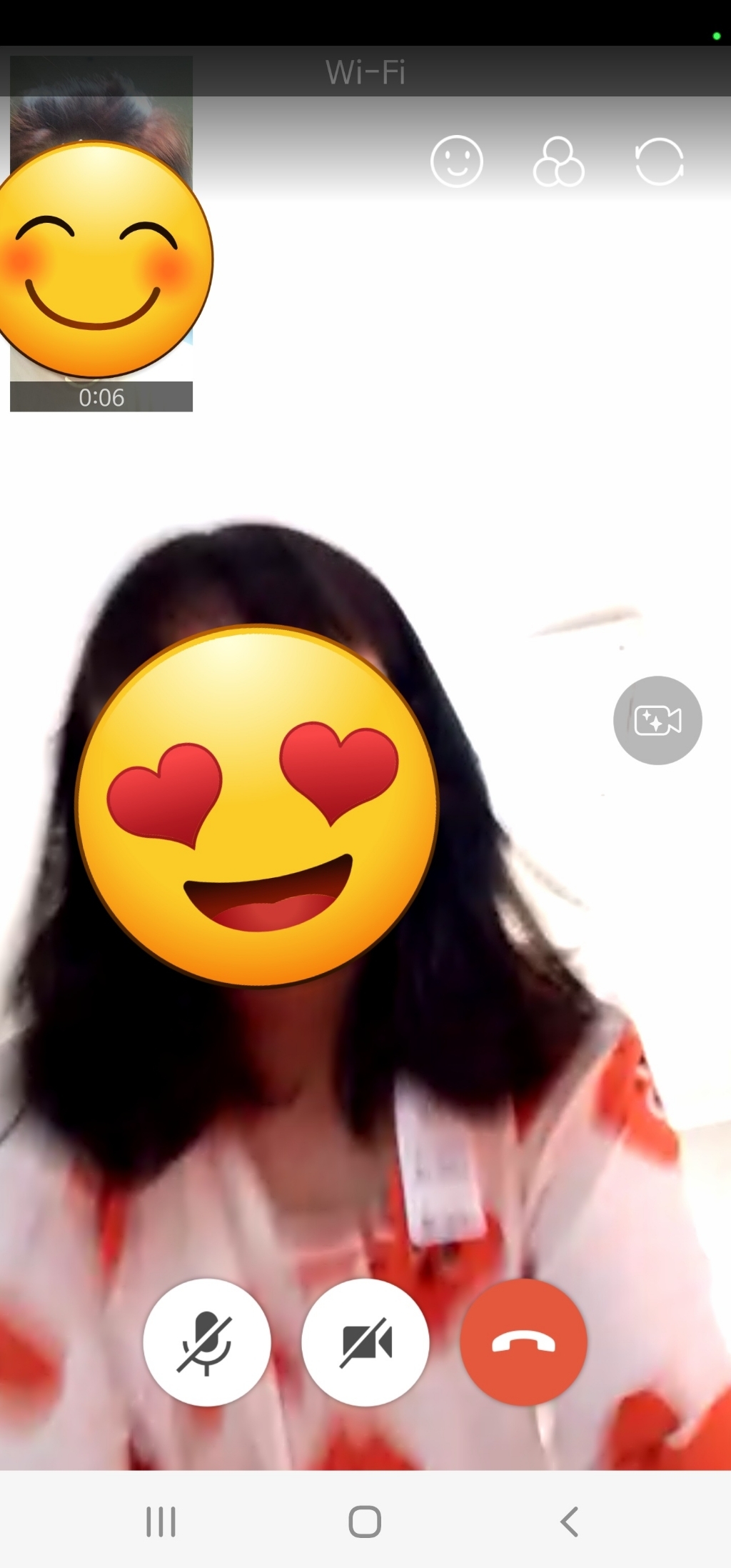 유니프랜드 아동용 페이스 하트 원피스 잠옷