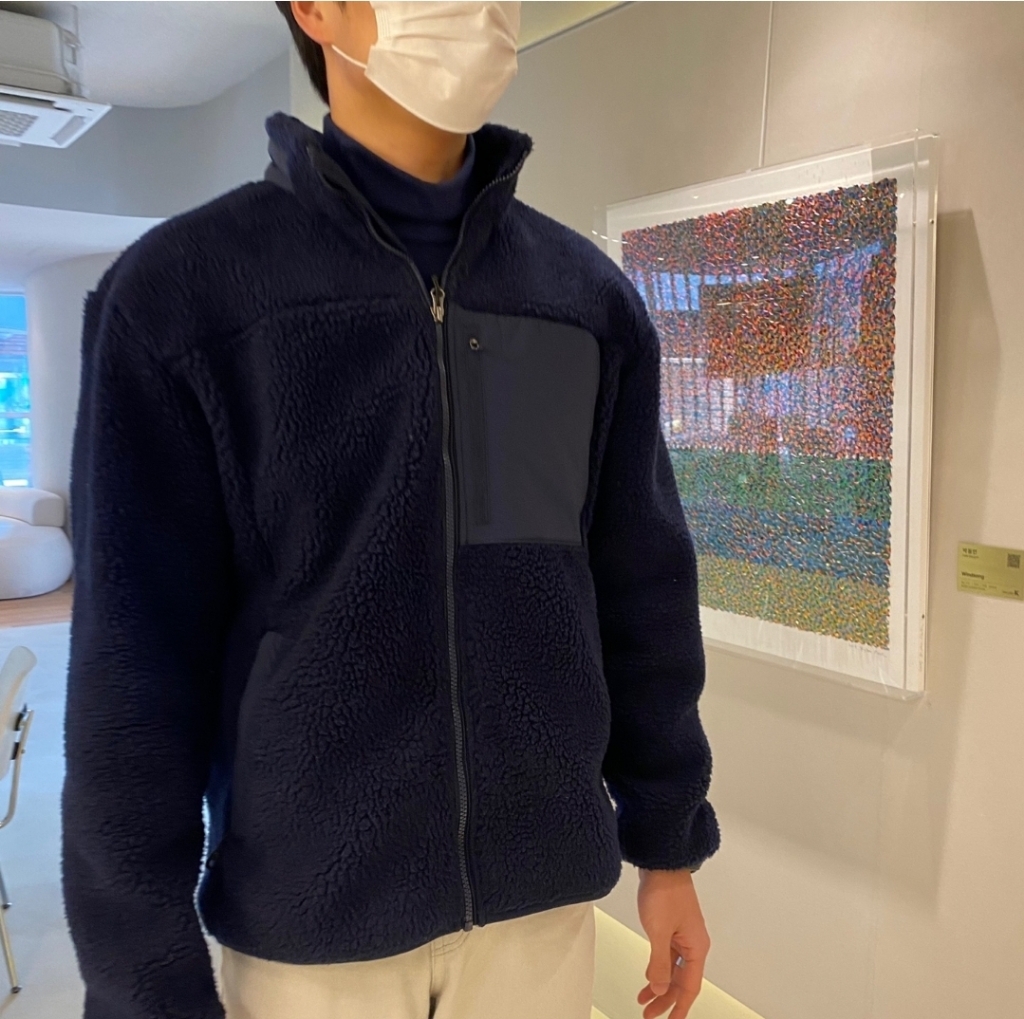헤비 후리스 점퍼 뽀글이 양털 자켓 후드 남녀공용 리뷰 후기