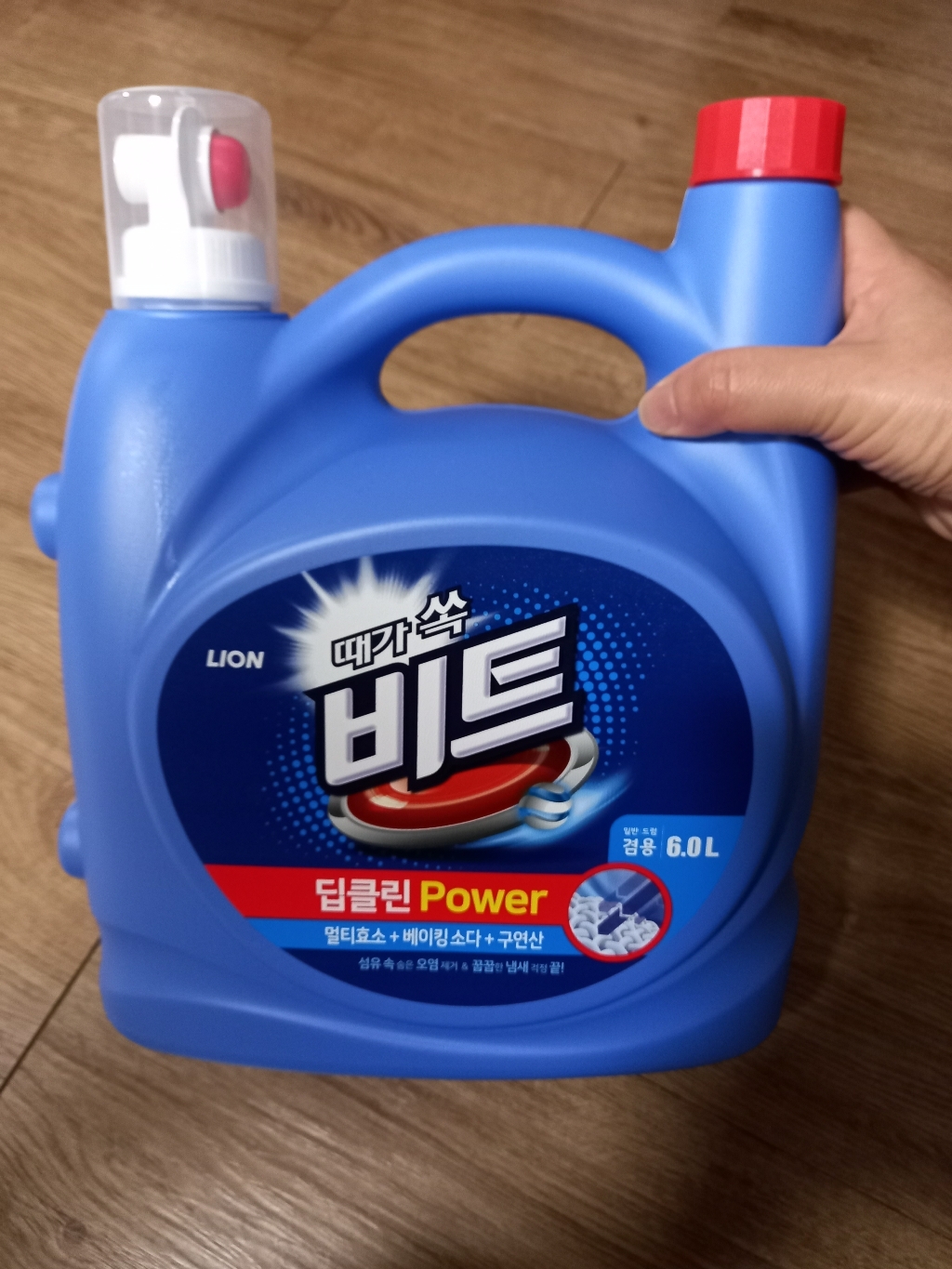 비트 딥클린파워 일반 드럼 겸용 액체 세제 용기 본품