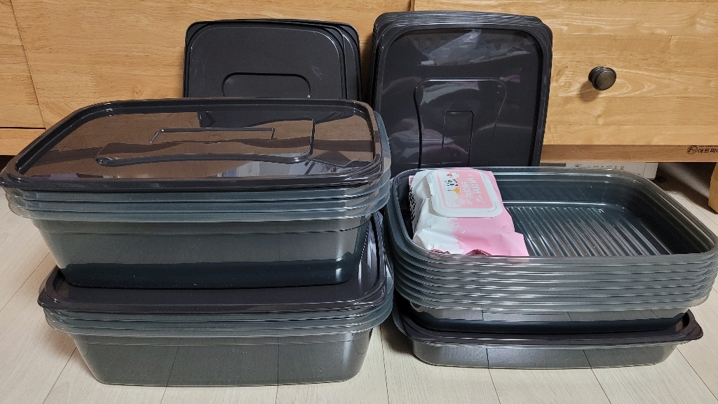 씨밀렉스 랑킵 말랑말랑 냉동실 전용 정리 밀폐용기