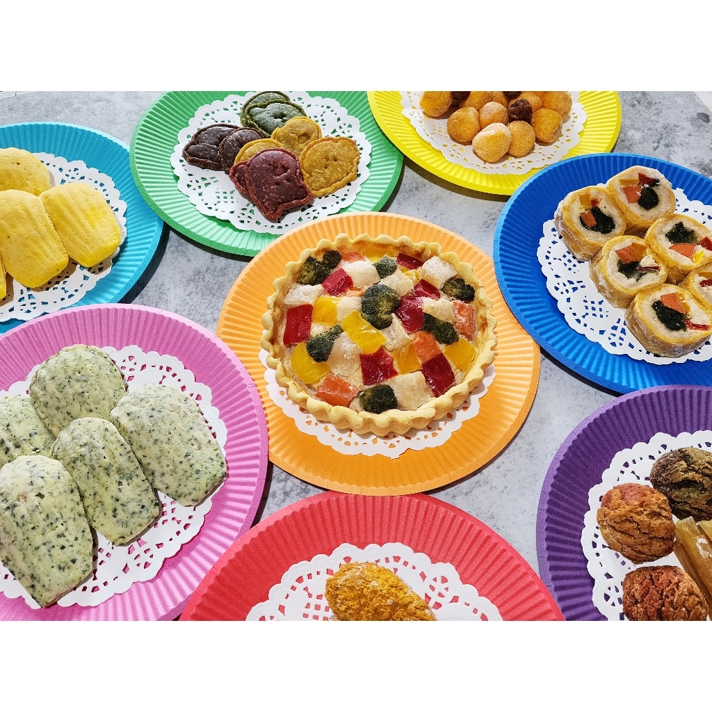 플러스샵 칼라 종이접시 단색 11컬러 혼합 10컬러 1묶음 10개입