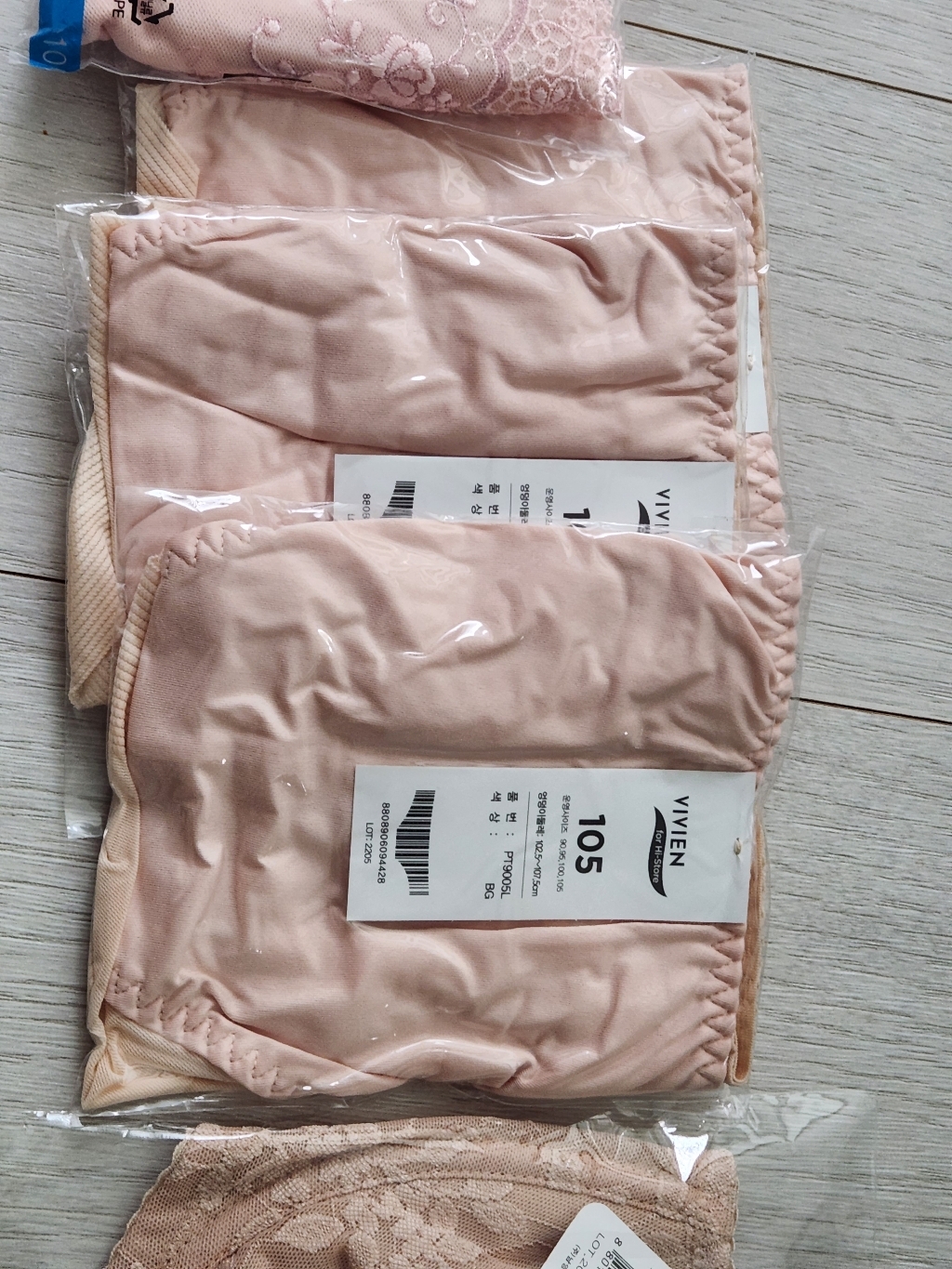 비비안 포 하이스토어 기본 데일리 햄라인 여성팬티 3매입