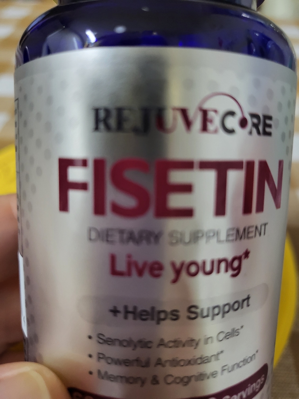 리쥬브코어 고순도 피세틴 180정 피세틴바이오페린비타민C 복합제재 FISETIN 세놀리틱 좀비세포