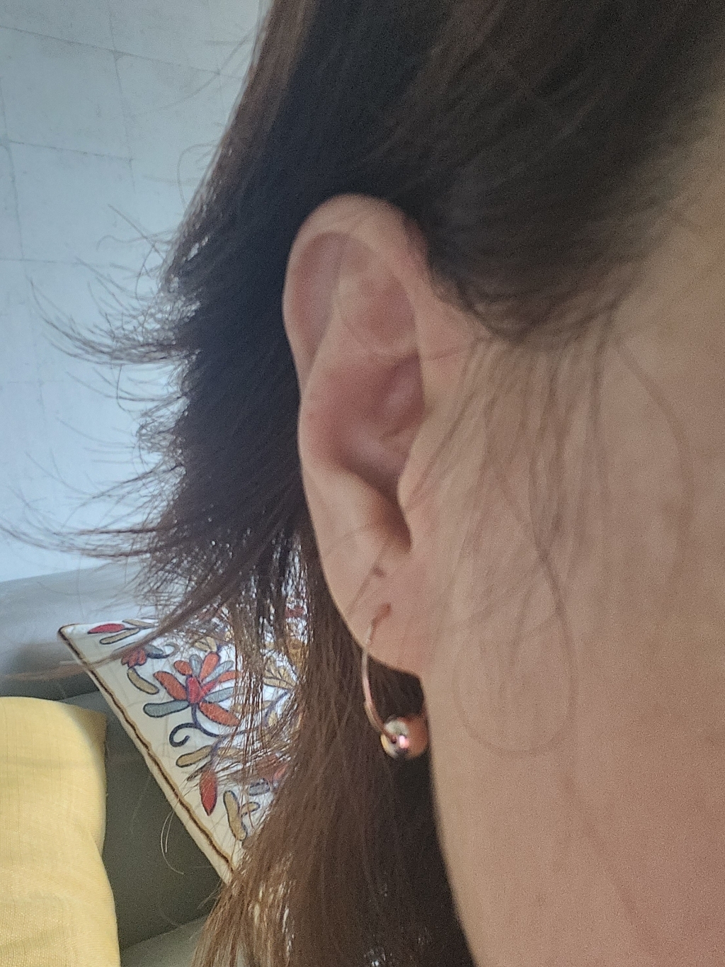 엘렌쥬얼리 14k 로즈 볼 링 귀걸이 리뷰 후기