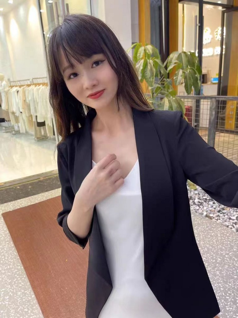 ooatti 초봄 가을 여성 루즈핏 하프기장 날씬해 보이는 정장 자켓