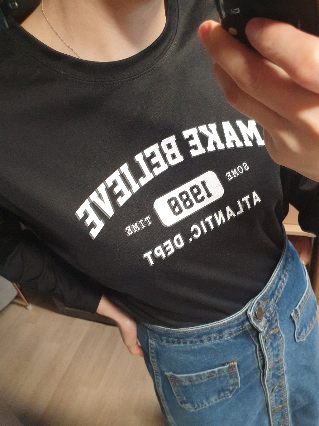 주디앤 여성 빌리브 긴팔 티셔츠