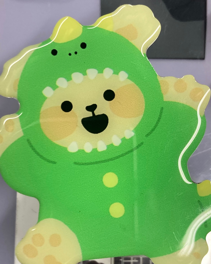 강아지 스마트톡 그립 톡 핸드폰 거치대 에폭시