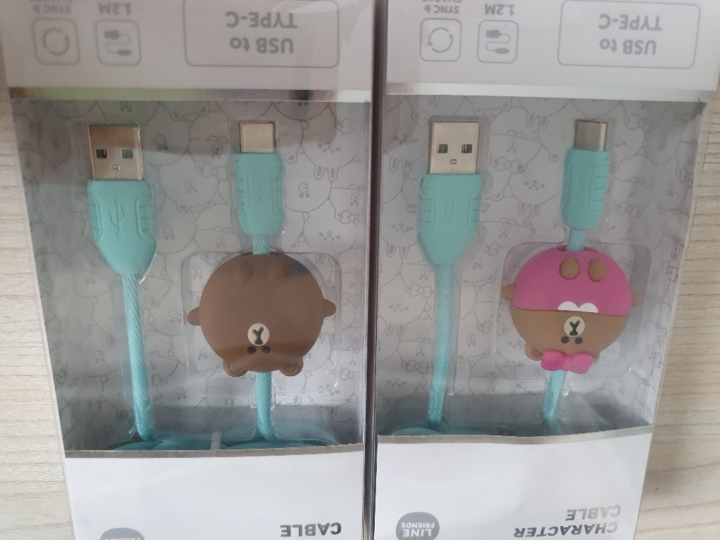라인프렌즈 퐁퐁 케이블