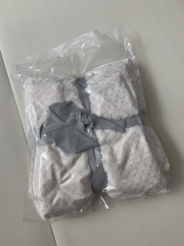 부드러운 촉감 극세사 와플 담요