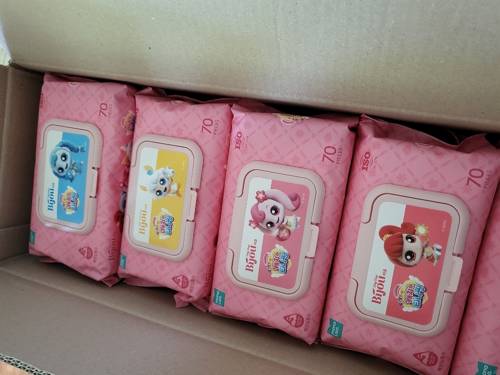모나리자 캐치! 티니핑 비쥬 물티슈 70매