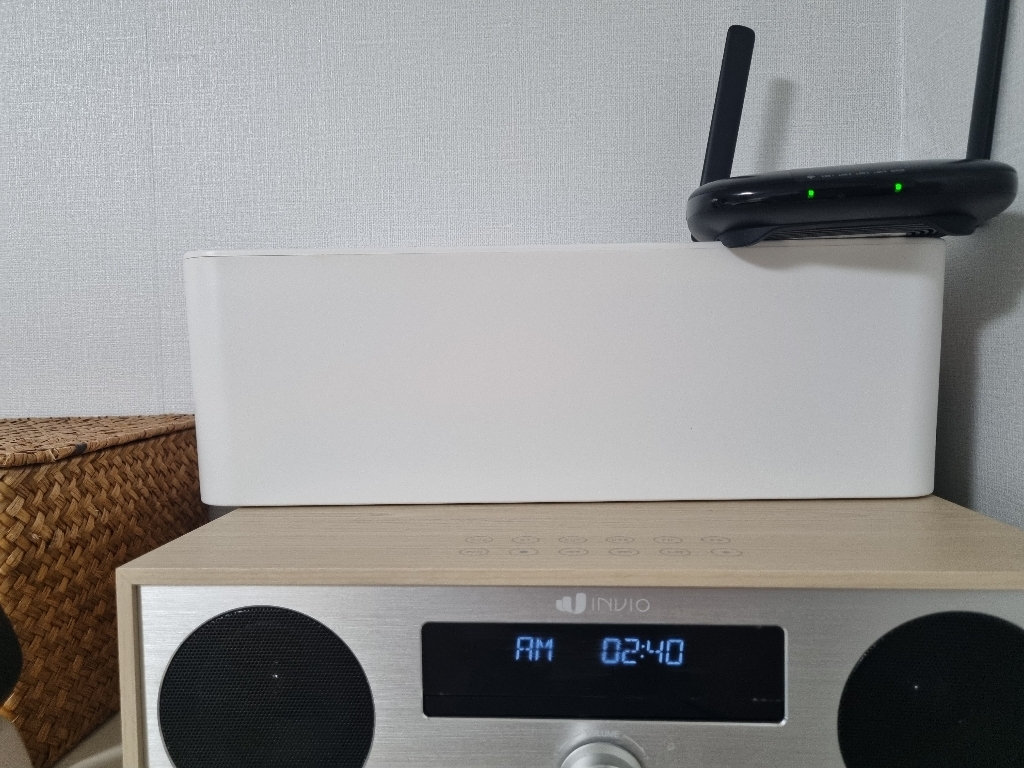 더자카 베스트심플 전선정리함 화이트 X