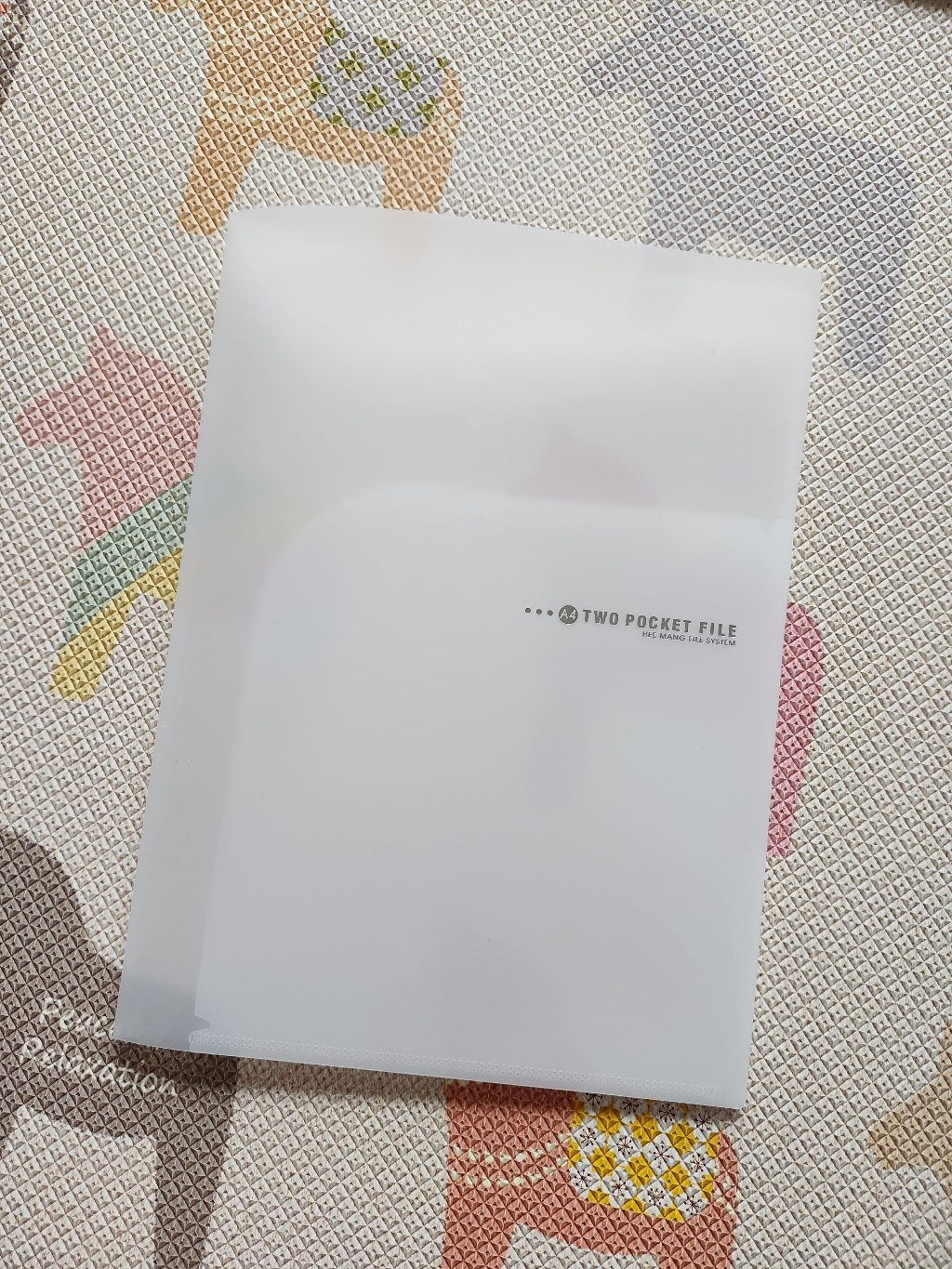 희망화일 반투명 투포켓화일 04T
