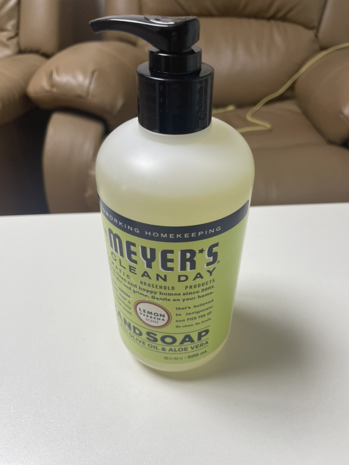 미세스마이어스 핸드워시 레몬버베나향, 500ml, 1개