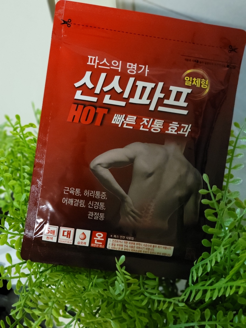 신신파스 신신파프 HOT, 5개입, 3개