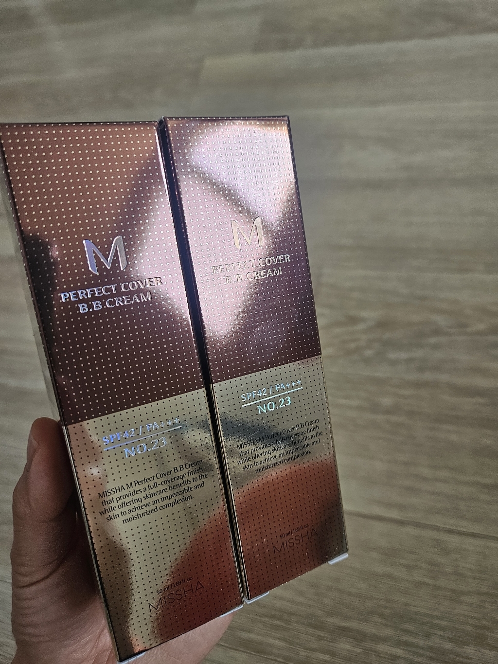 미샤 M 퍼펙트 커버 비비크림, 23호 자연스러운베이지, 50ml, 2개