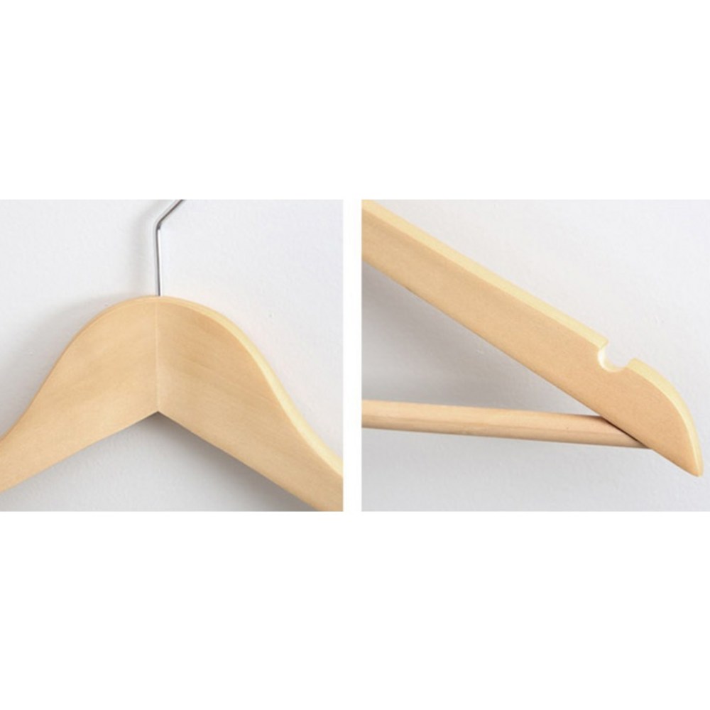 홈앤하우스 프리미엄 원목 옷걸이: 질서 정연한 옷장을 위한 우아하고 내구성 있는 솔루션