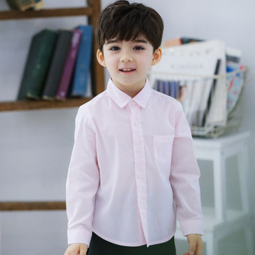 사랑스러운 우리 아이를 위한 선택, 잭키드 남아용 핑크 긴팔 남방