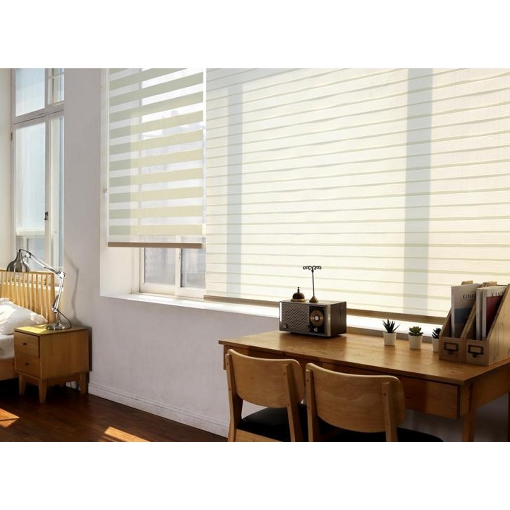 고객 만족도가 높은 창안애 내츄럴 콤비블라인드로 가정에 천연미와 실용성을 더하세요.