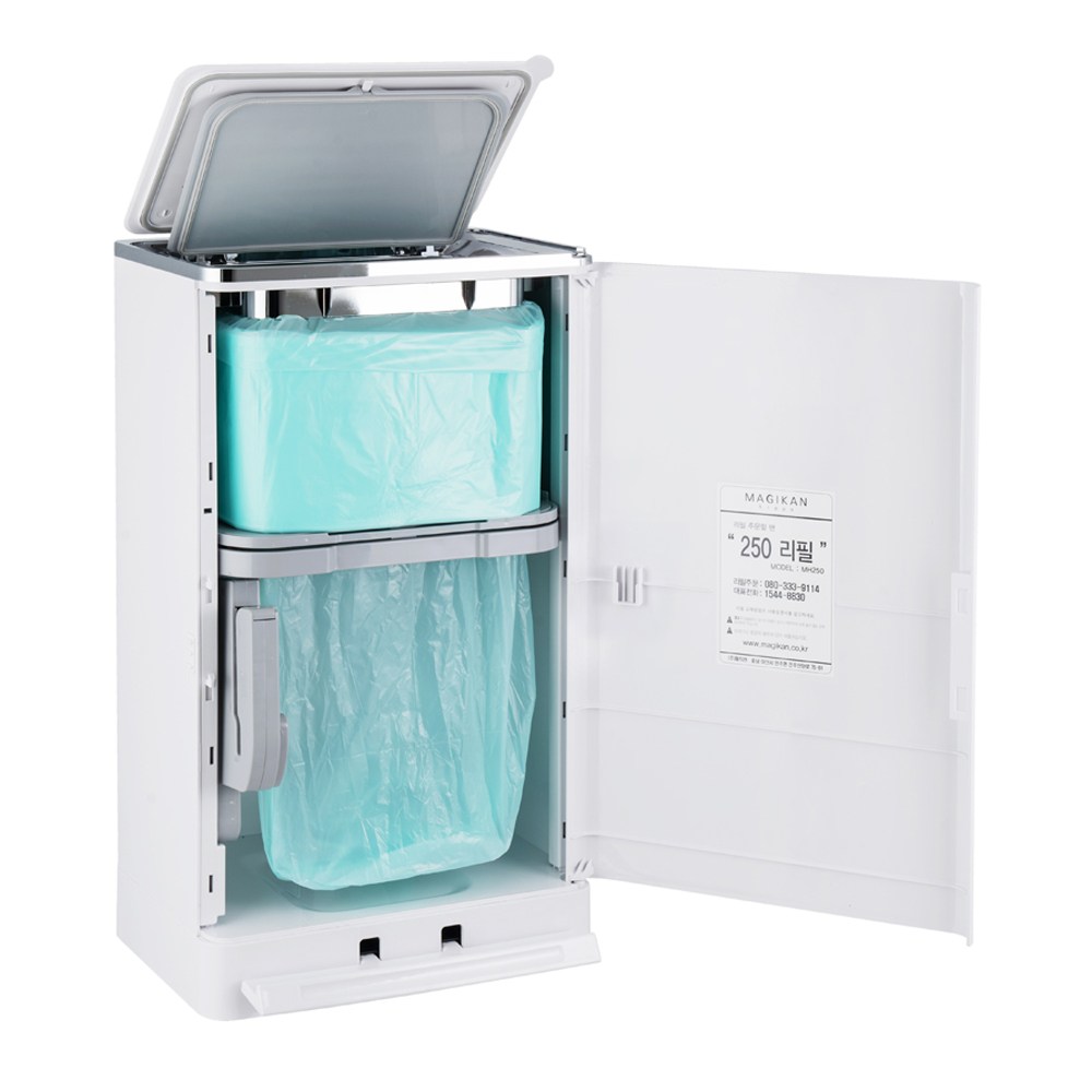 매직캔 히포 2 오토실링 쓰레기통 27L: 스마트한 분리수거의 동반자 매직캔오토실링