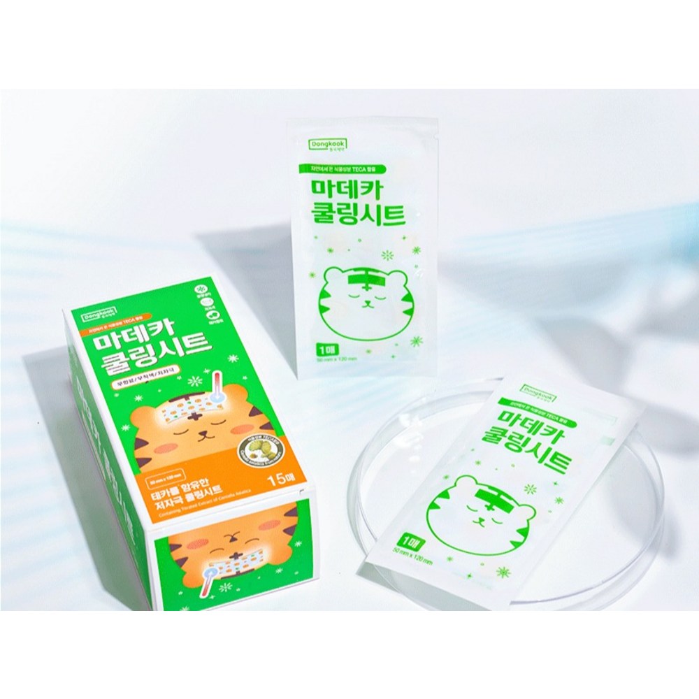 여름 피부 진정을 위한 필수품, 마데카 쿨링시트